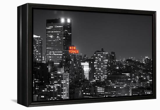 Landscape - The New Yorker - Manhattan by Night - New York City - United States-Philippe Hugonnard-Framed Premier Image Canvas