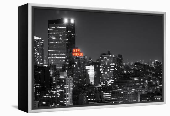 Landscape - The New Yorker - Manhattan by Night - New York City - United States-Philippe Hugonnard-Framed Premier Image Canvas