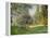 Landscape: The Parc Monceau, 1876-Claude Monet-Framed Premier Image Canvas