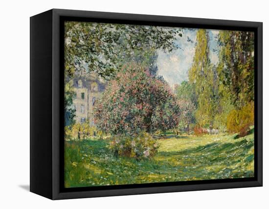 Landscape-The Parc Monceau-Claude Monet-Framed Stretched Canvas