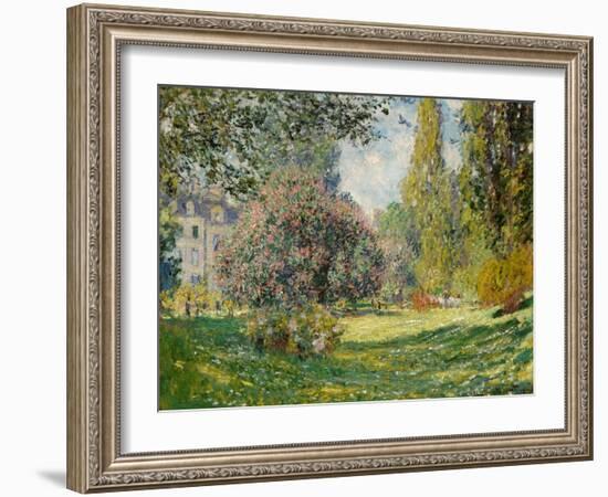 Landscape-The Parc Monceau-Claude Monet-Framed Art Print