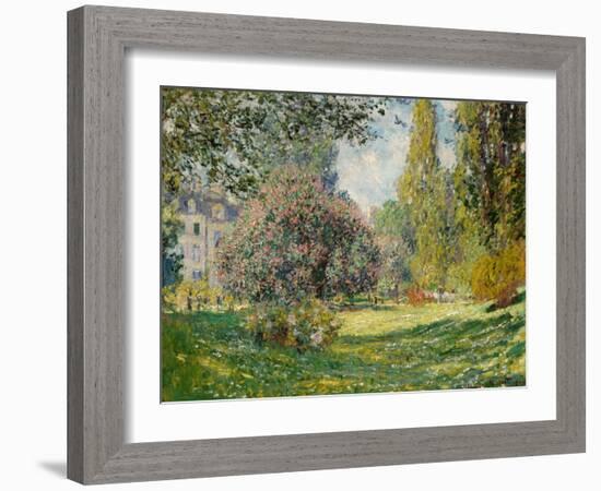 Landscape-The Parc Monceau-Claude Monet-Framed Art Print