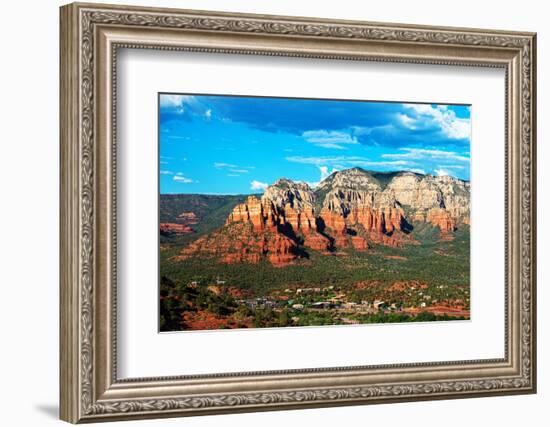 Landscape - Thunder Mountains - Sedona - Arizona - United States-Philippe Hugonnard-Framed Photographic Print