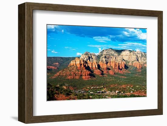 Landscape - Thunder Mountains - Sedona - Arizona - United States-Philippe Hugonnard-Framed Photographic Print