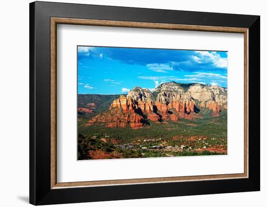 Landscape - Thunder Mountains - Sedona - Arizona - United States-Philippe Hugonnard-Framed Photographic Print