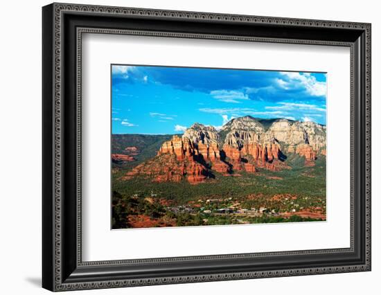 Landscape - Thunder Mountains - Sedona - Arizona - United States-Philippe Hugonnard-Framed Photographic Print