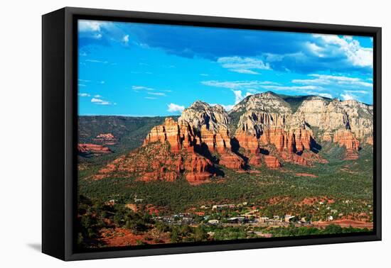 Landscape - Thunder Mountains - Sedona - Arizona - United States-Philippe Hugonnard-Framed Premier Image Canvas