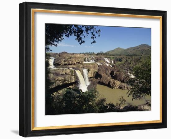 Landscape View of the Lien Khuong Waterfall and Rocks at Dalat, Vietnam, Indochina, Southeast Asia-Alison Wright-Framed Photographic Print