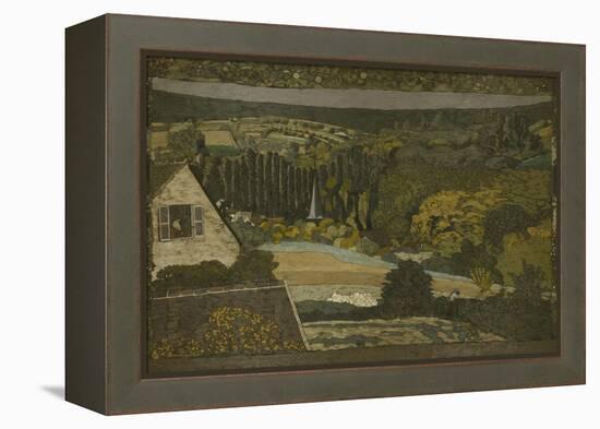 Landscape: Window Overlooking the Woods, 1899-Edouard Vuillard-Framed Premier Image Canvas