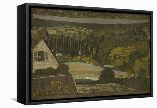 Landscape: Window Overlooking the Woods, 1899-Edouard Vuillard-Framed Premier Image Canvas