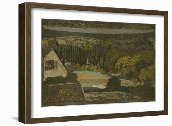 Landscape: Window Overlooking the Woods, 1899-Edouard Vuillard-Framed Giclee Print