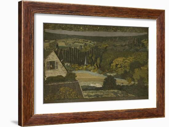 Landscape: Window Overlooking the Woods, 1899-Edouard Vuillard-Framed Giclee Print