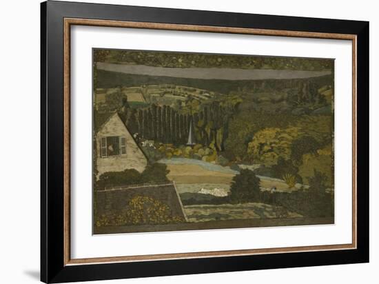 Landscape: Window Overlooking the Woods, 1899-Edouard Vuillard-Framed Giclee Print