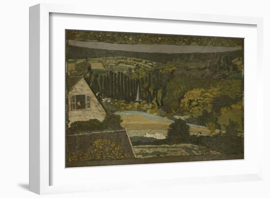 Landscape: Window Overlooking the Woods, 1899-Edouard Vuillard-Framed Giclee Print