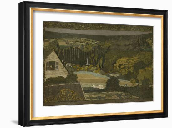 Landscape: Window Overlooking the Woods, 1899-Edouard Vuillard-Framed Giclee Print