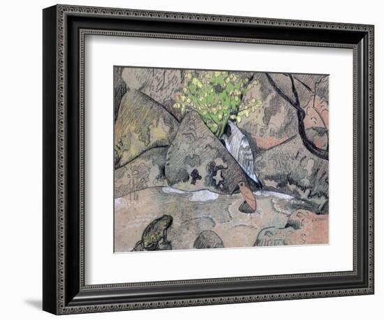 Landscape with a Bird and a Toad, C1883-1927-Paul Serusier-Framed Giclee Print