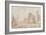 Landscape with a Bridge, C.1760-Jean-Honore Fragonard-Framed Giclee Print