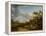 Landscape with a Gypsy Encampment-George Morland-Framed Premier Image Canvas