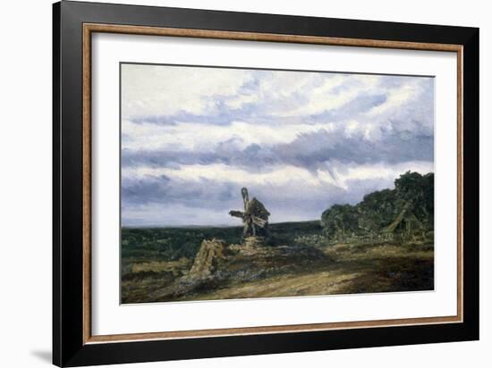 Landscape with a Mill, C1783-1843-Georges Michel-Framed Giclee Print