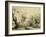 Landscape with a Path, an Almost Dead Tree on the Left and a Footbridge Leading to a Farm-Rembrandt van Rijn-Framed Giclee Print