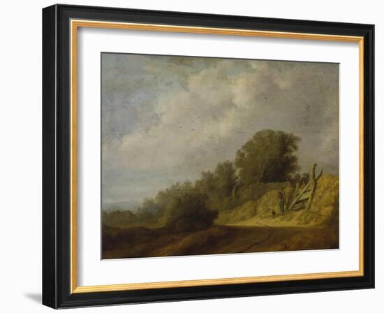 Landscape with a Path-Salomon van Ruysdael-Framed Giclee Print