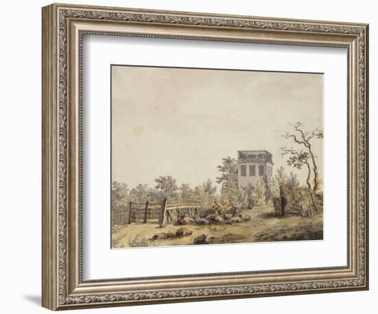 Landscape with a Pavilion, C. 1797-Caspar David Friedrich-Framed Giclee Print