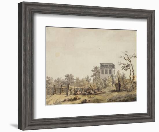 Landscape with a Pavilion, C. 1797-Caspar David Friedrich-Framed Giclee Print