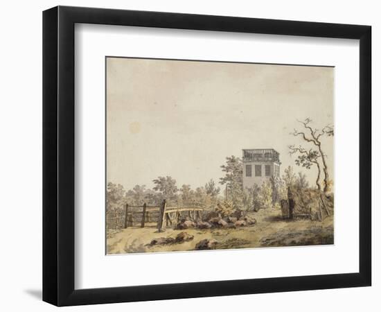 Landscape with a Pavilion, C. 1797-Caspar David Friedrich-Framed Giclee Print