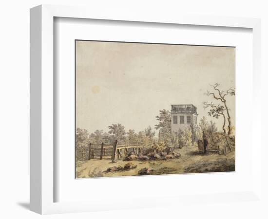 Landscape with a Pavilion, C. 1797-Caspar David Friedrich-Framed Giclee Print