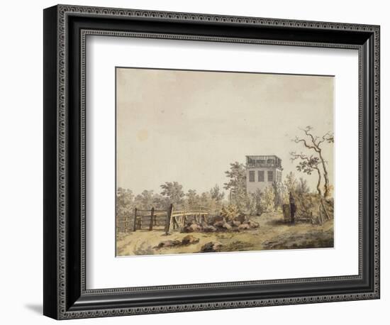 Landscape with a Pavilion, C. 1797-Caspar David Friedrich-Framed Giclee Print