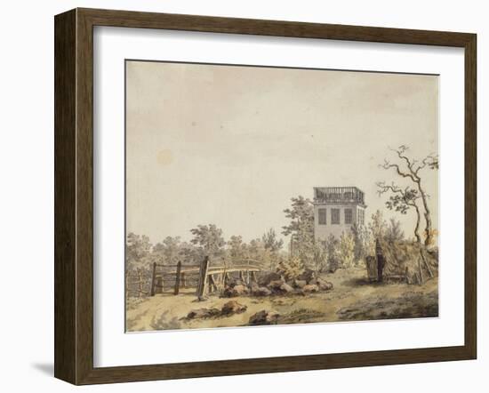 Landscape with a Pavilion, C. 1797-Caspar David Friedrich-Framed Giclee Print