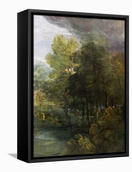 Landscape with a Pool-Thomas Gainsborough-Framed Premier Image Canvas