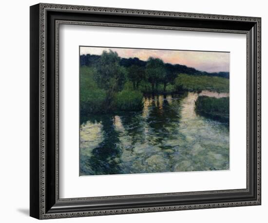 Landscape with a River-Fritz Thaulow-Framed Giclee Print