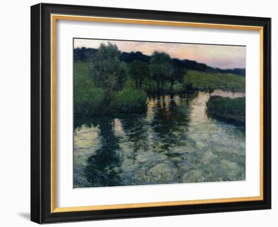 Landscape with a River-Fritz Thaulow-Framed Giclee Print