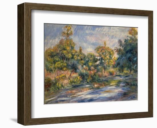 Landscape with a River-Pierre-Auguste Renoir-Framed Giclee Print