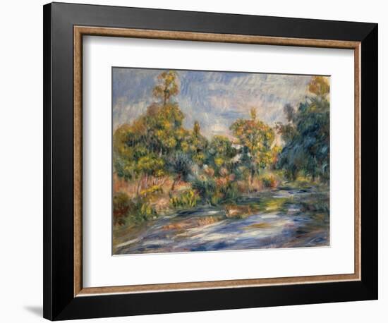 Landscape with a River-Pierre-Auguste Renoir-Framed Giclee Print