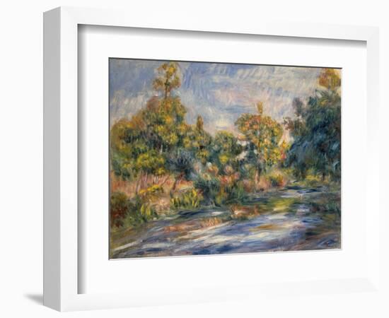 Landscape with a River-Pierre-Auguste Renoir-Framed Giclee Print