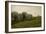 Landscape with a row of trees, 1880-Vilhelm Hammershoi-Framed Giclee Print
