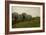 Landscape with a row of trees, 1880-Vilhelm Hammershoi-Framed Giclee Print