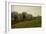 Landscape with a row of trees, 1880-Vilhelm Hammershoi-Framed Giclee Print