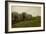 Landscape with a row of trees, 1880-Vilhelm Hammershoi-Framed Giclee Print