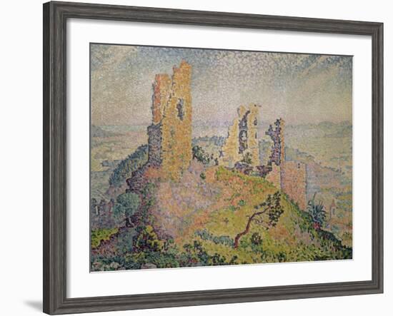 Landscape with a Ruined Castle-Paul Signac-Framed Giclee Print