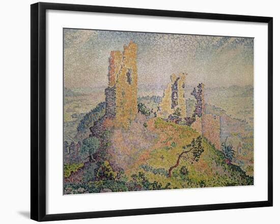 Landscape with a Ruined Castle-Paul Signac-Framed Giclee Print