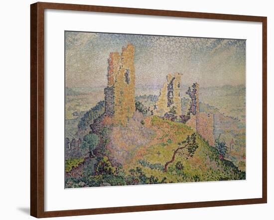 Landscape with a Ruined Castle-Paul Signac-Framed Giclee Print