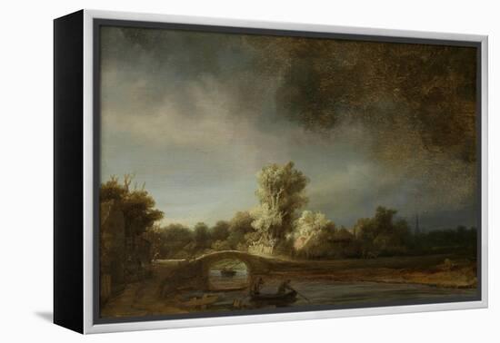 Landscape with a Stone Bridge, C.1638-Rembrandt van Rijn-Framed Premier Image Canvas