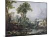 Landscape with a Watermill-Francois Boucher-Mounted Giclee Print