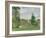 Landscape with a White Horse in a Field, L'Ermitage, 1872-Camille Pissarro-Framed Giclee Print