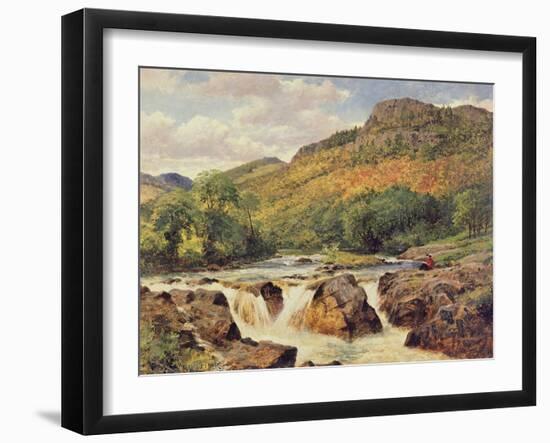 Landscape with a Young Woman-Benjamin Williams Leader-Framed Giclee Print