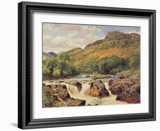 Landscape with a Young Woman-Benjamin Williams Leader-Framed Giclee Print