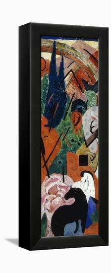 Landscape with Animals and Rainbow-Franz Marc-Framed Premier Image Canvas